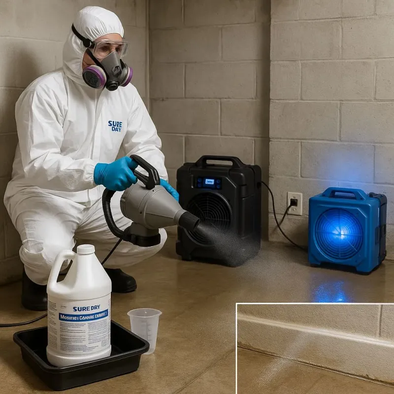 Sanitization and Odor Removal process in Hornsby Bend, TX