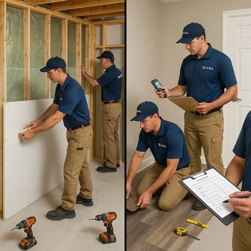 Repairs and Reconstruction process in Hornsby Bend, TX